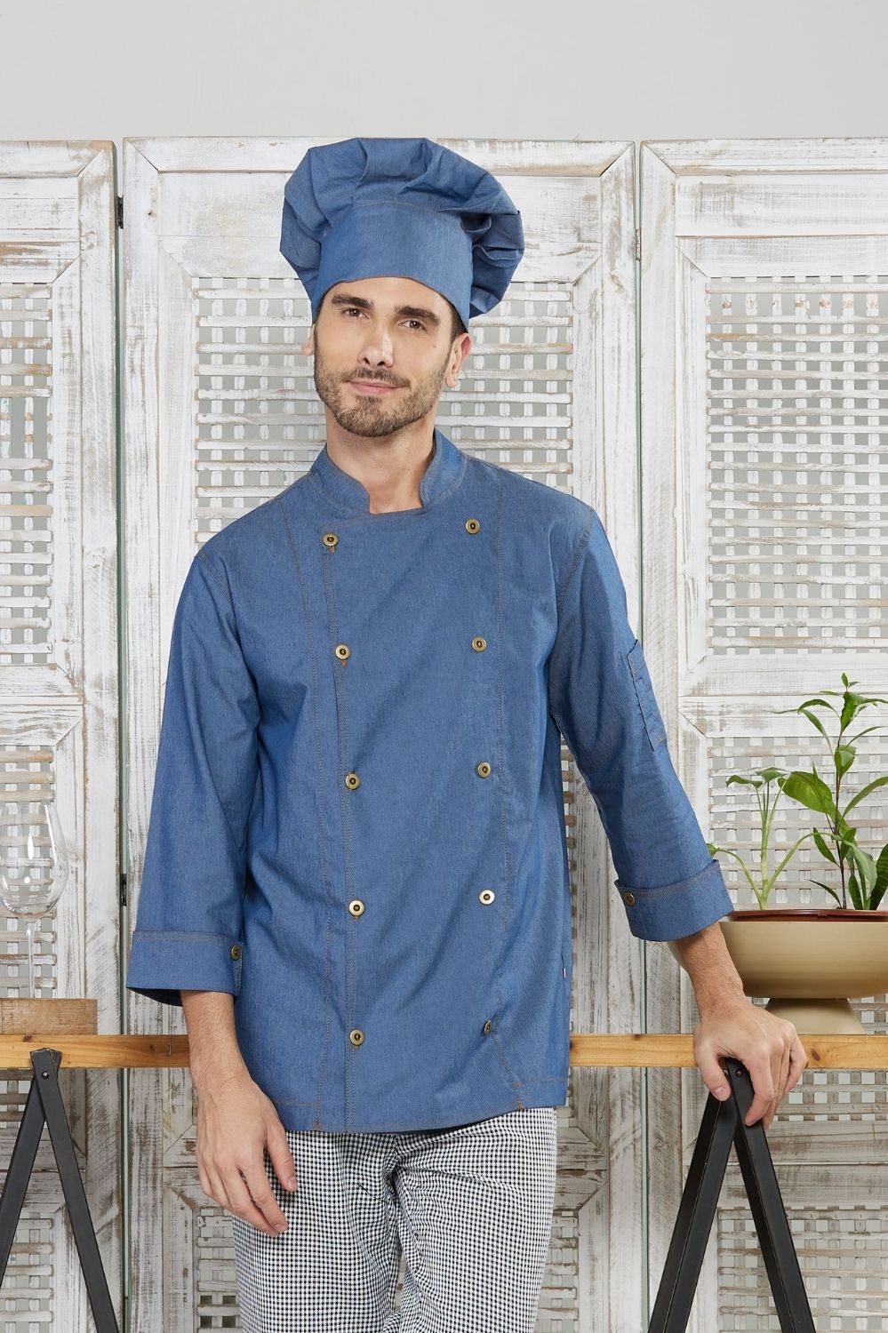 DOLMA COZ MASC PORTUGAL JEANS LEVE-AZUL JEANS 51B