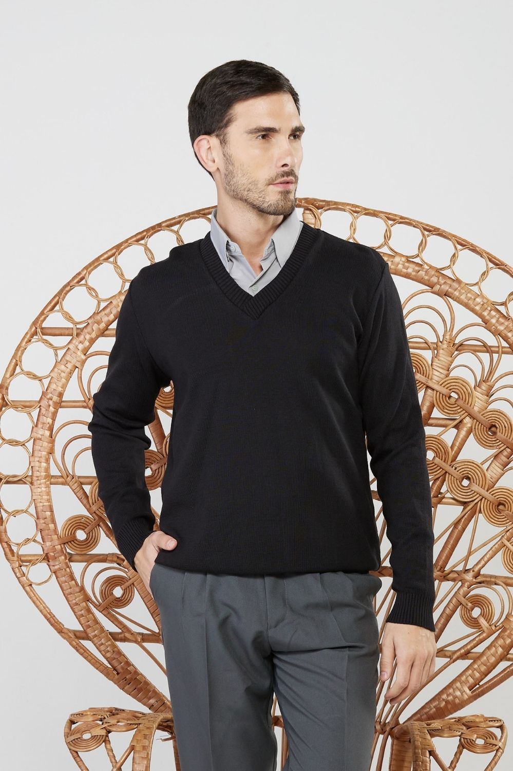 BLUSA DV MASC ACRICOTTON-PRETO NEW BLACK 2124