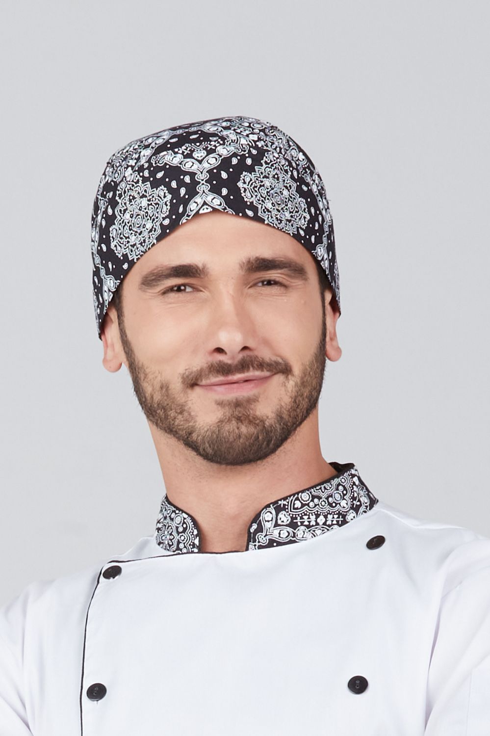 BANDANA NEW TRIC/ESTAMPADA-PAISLEY BAND P/B/ BCO