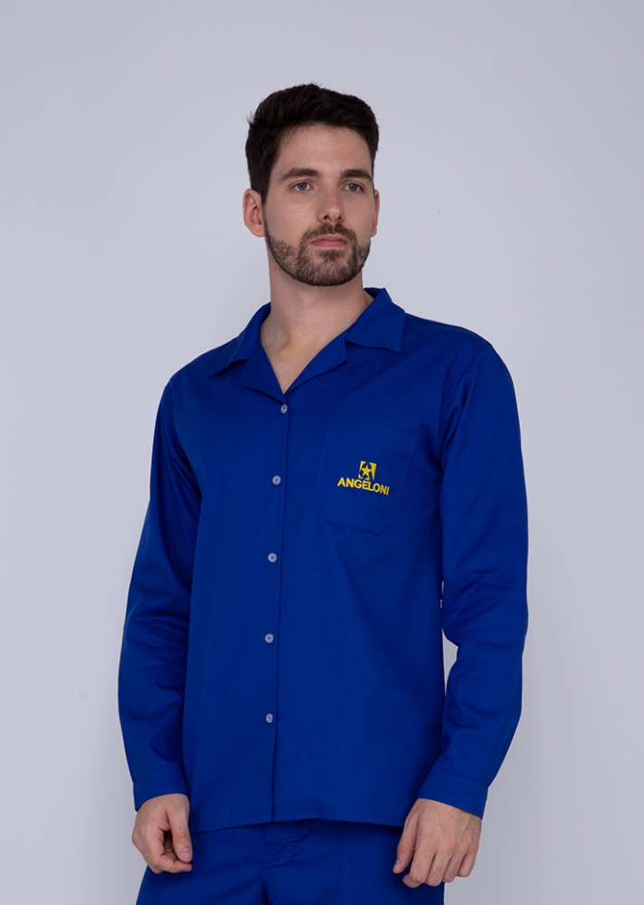 CAMISA MANUTENCAO 028A BRIM ML ANGELONI-ROYAL 505
