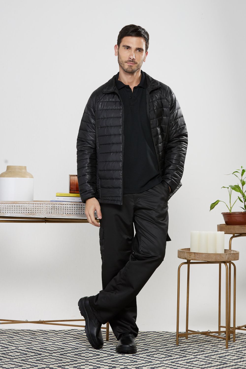 CALÇA CARGO MICROF PELET 2L-PRETO