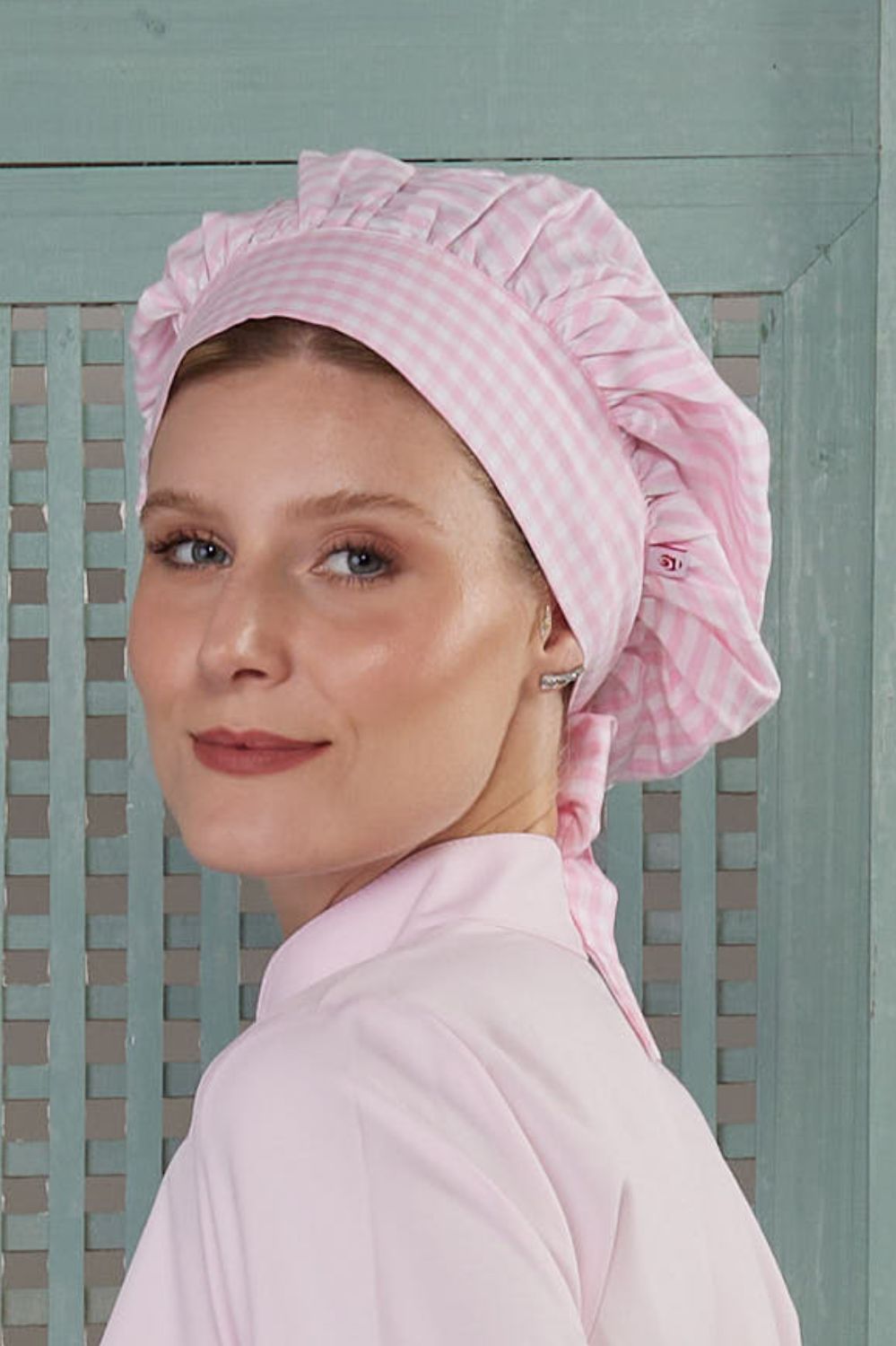 TOUCA GOURMET TRIC/ESTAMPADA-BCO/ROSA