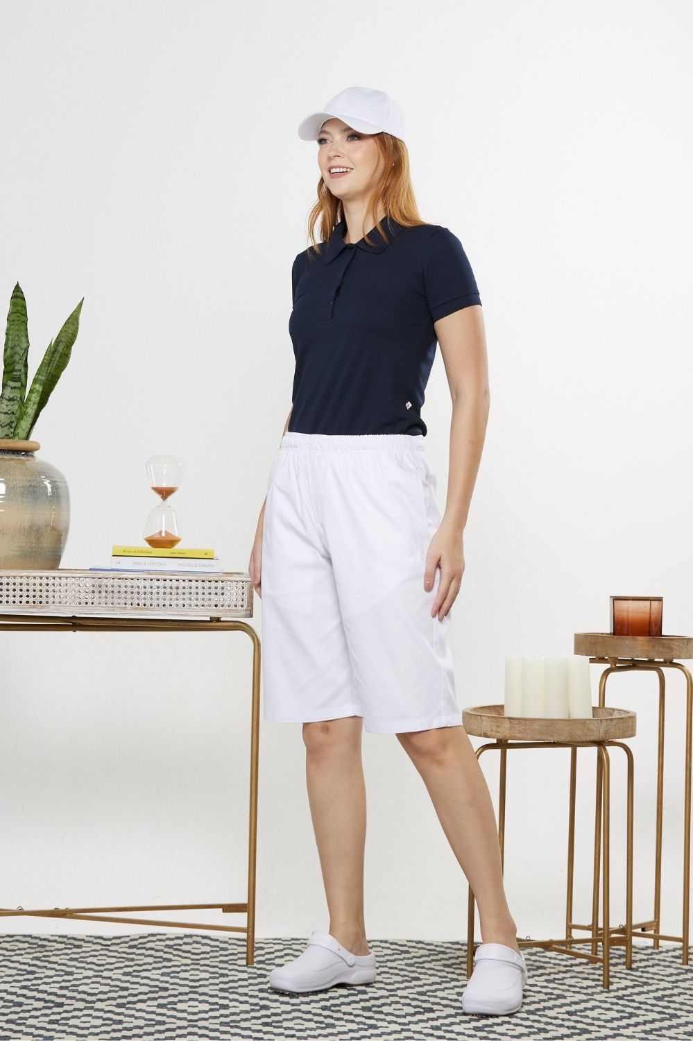 BERMUDA ELAST BRIM MISTO BCO-BRANCO