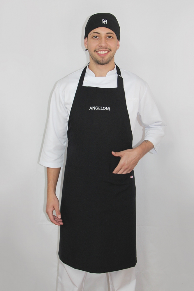 AVENTAL PÁPRICA OXF SUSHIMAN ANGELONI-PRETO