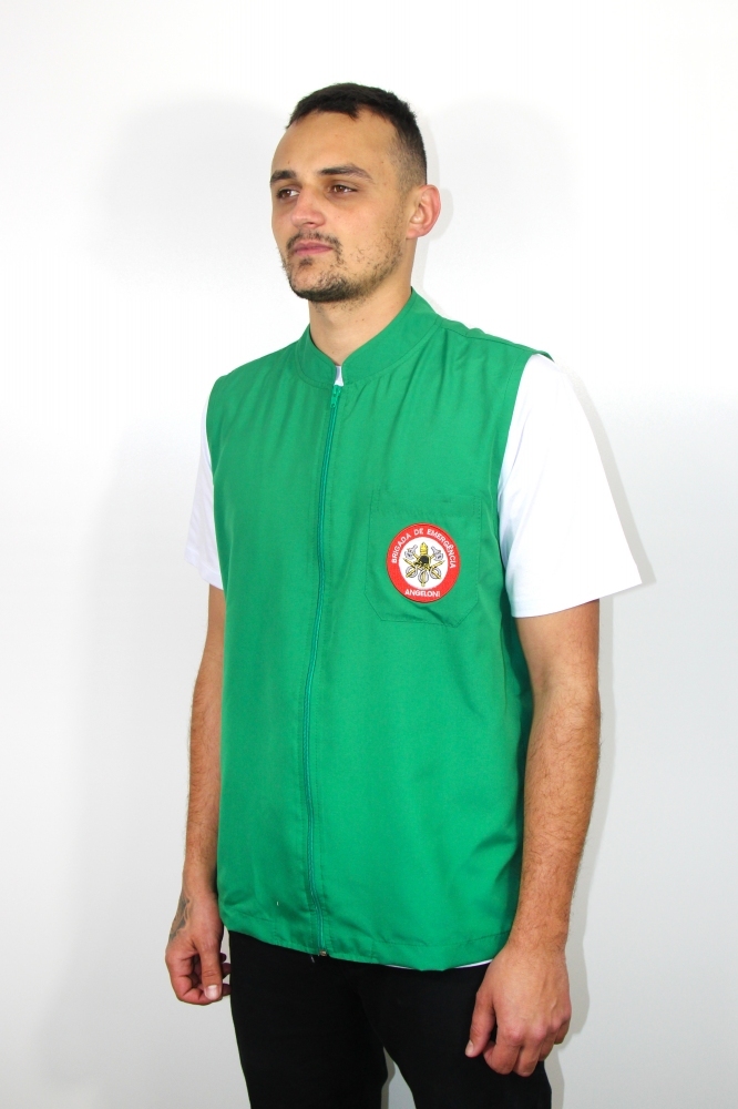 COLETE PADRE BRIM MISTO BRIGADA ANGELONI-VERDE 612