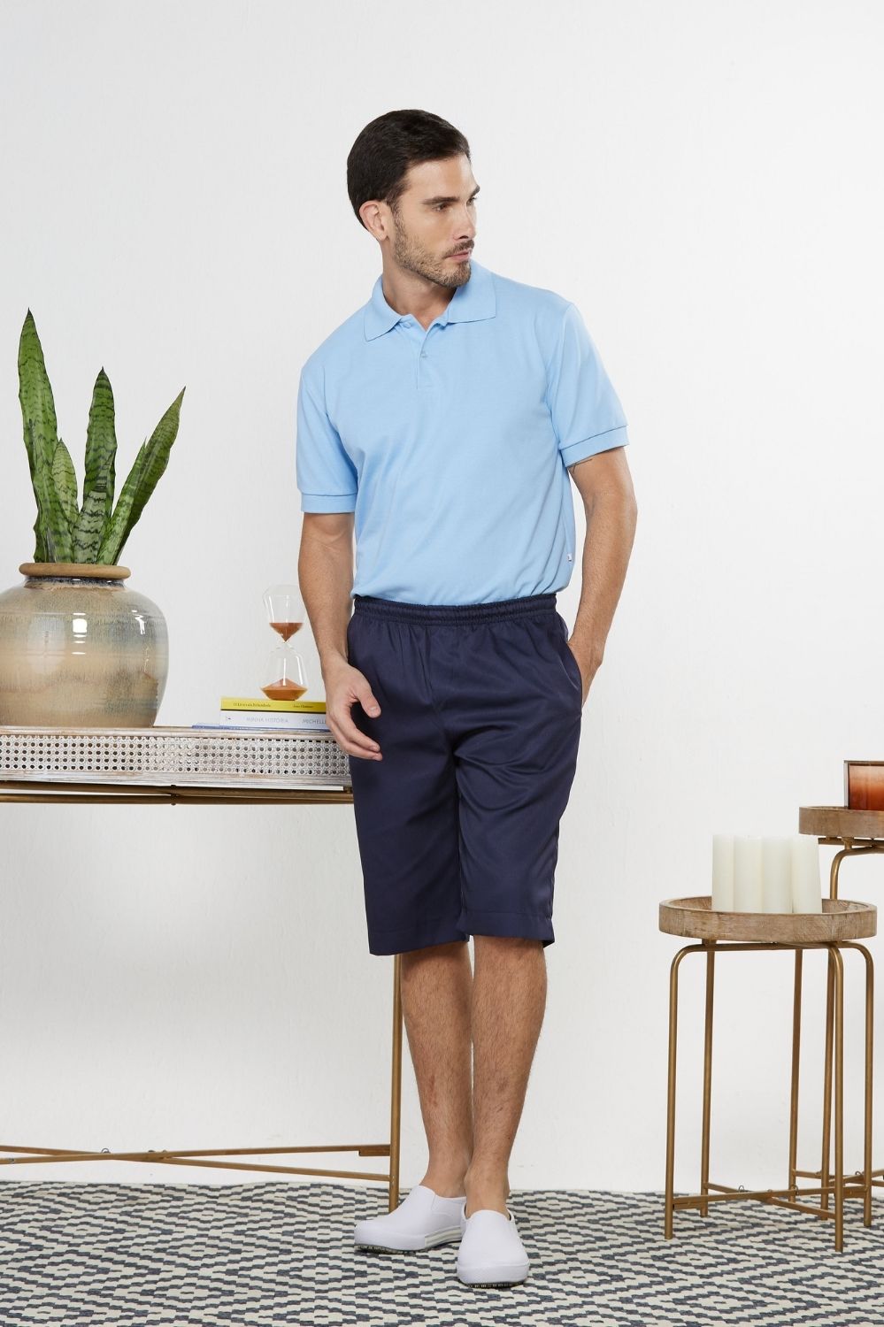 BERMUDA ELAST BRIM MISTO CORES-MARINHO 519