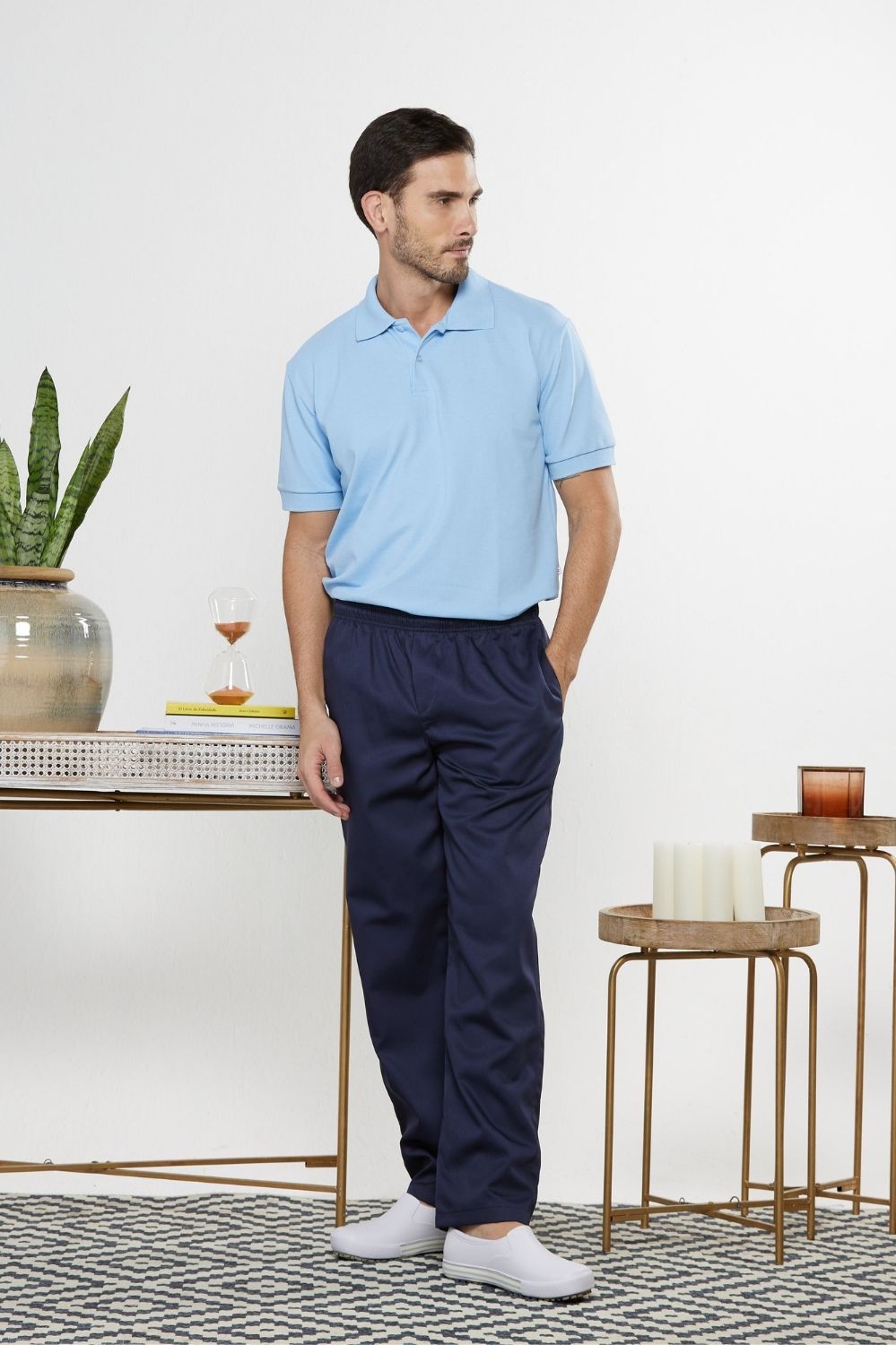 CALCA ELAST BRIM MISTO CORES-MARINHO 519