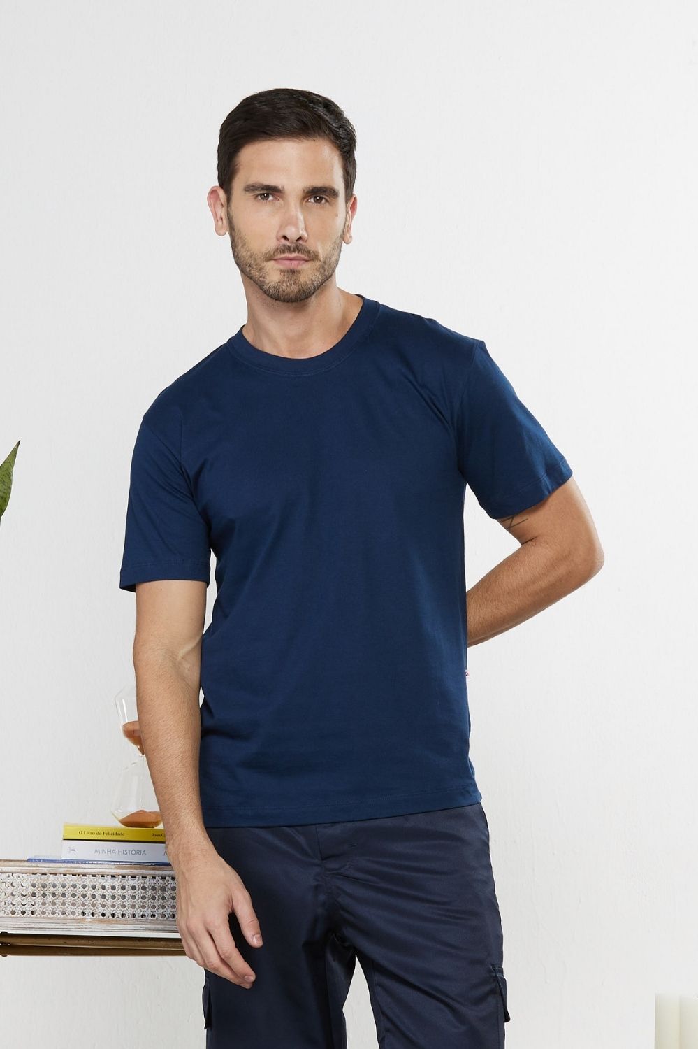 CAMISETA DR FIO30 MC CORES-MARINHO 60037E