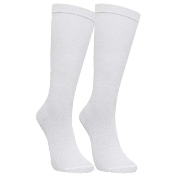 MEIA BASICA FEMININA-BRANCO