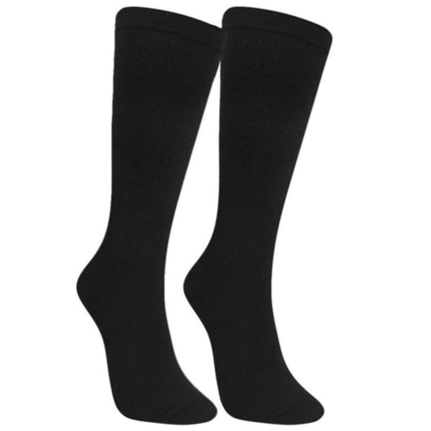 MEIA BASICA FEMININA-PRETO