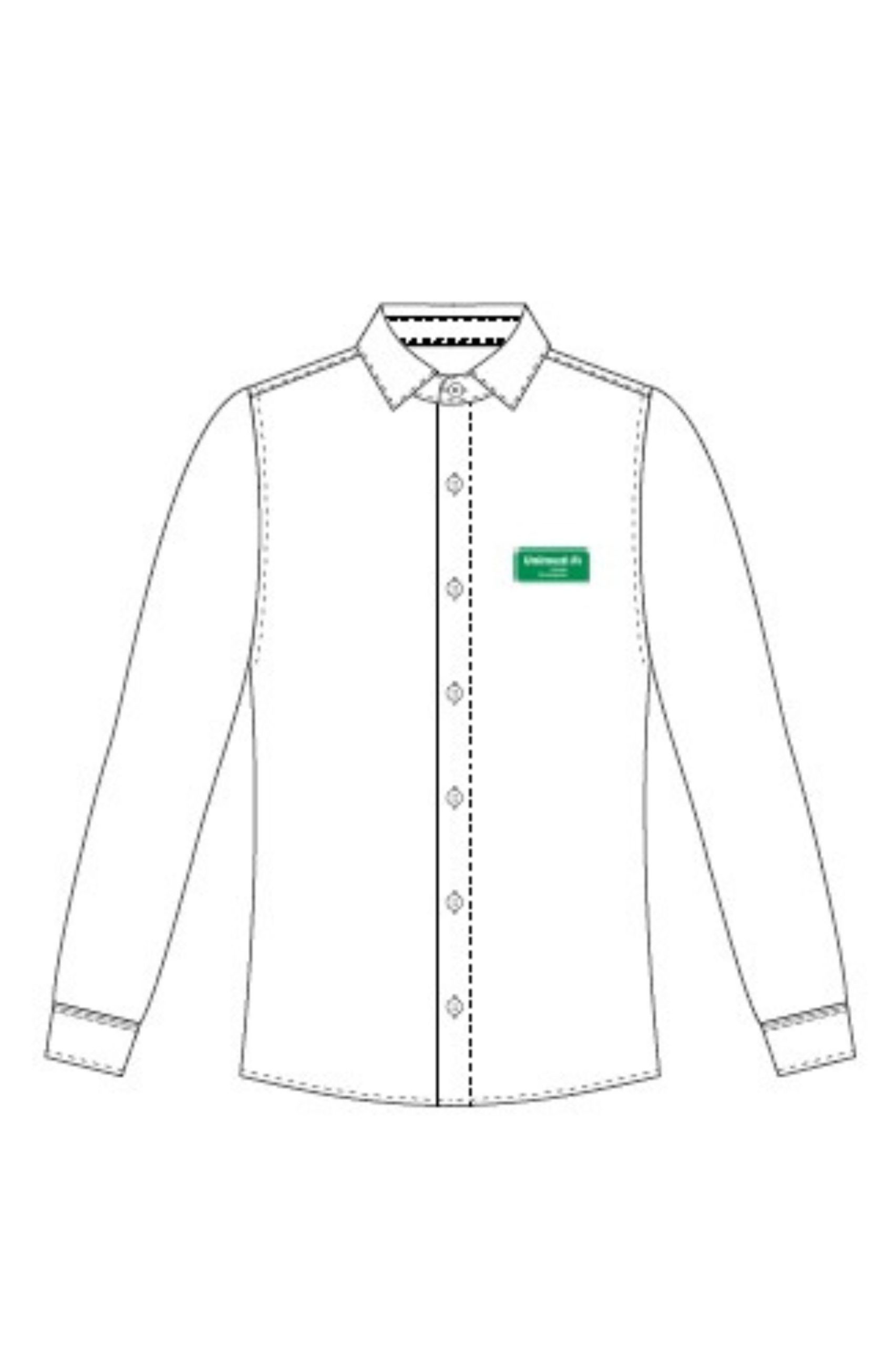 CAMISA SLIM FIT MASC TRIC/STRECH ML BCO-BRANCO