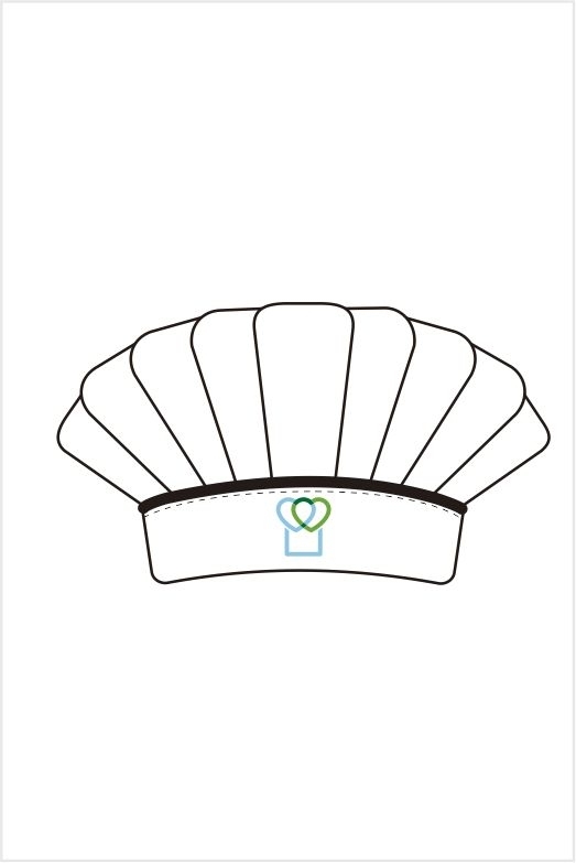 CHAPÉU COZINHEIRO BRIM LEVE BCO SESI-BRANCO